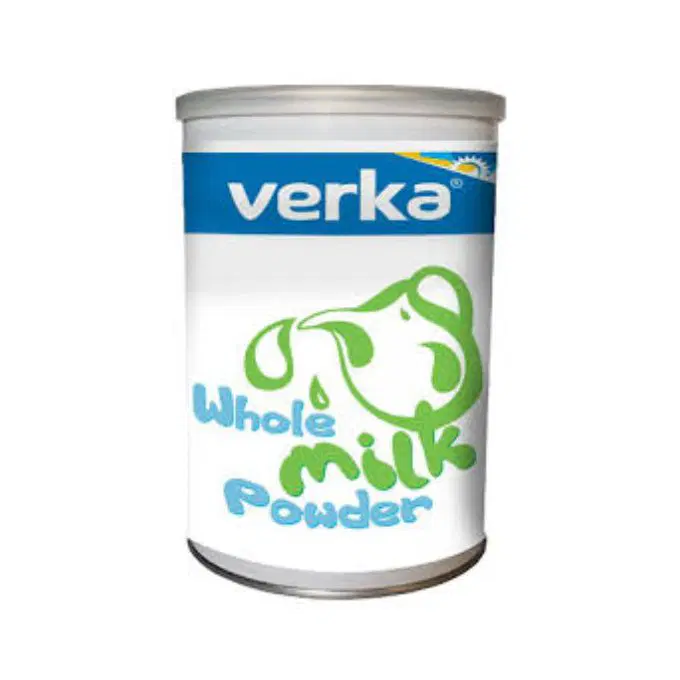 Verka Whole Milk Powder, Spray Dried, 1kg Tin