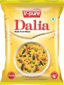 V-Pure, Dalia Fiber Rich Broken Wheat 500g, Improves Metabolism, Hi-Fibre Classic Dalia – image 1