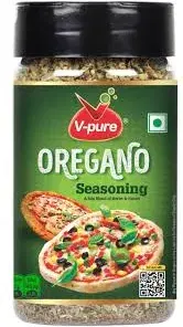V-Pure Oregano Seasoning Flakes, A Mix Blend of Herbs & Spices, 70g