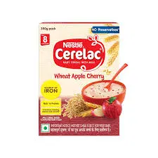Nestle CERELAC Baby Food Cereal, Wheat Apple Cherry,  for 08 to 24 Months Baby