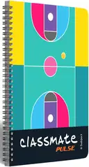 Classmate Pulse Single Line Spiral Note Book, 6 Subjects, 29.7x21cm, 180 Pages – image 1