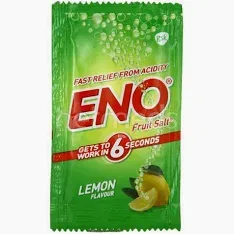 Eno Fruit Salt, Lemon Flavor, Fast Relief From Acidity, 5g