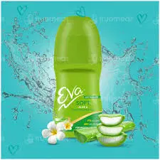 Eva Underarm Roll On Deodorant, Soft Aleo & Tahiti Monoi OIl, For Women, 25ml