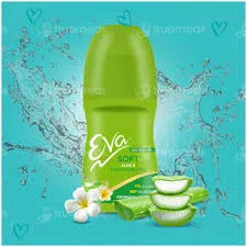 Eva Underarm Roll On Deodorant, Soft Aleo & Tahiti Monoi OIl, For Women, 25ml