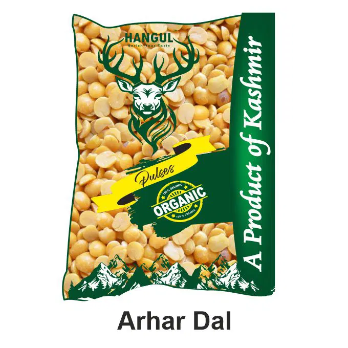 Hangul Organic Arhar Dal, 500g