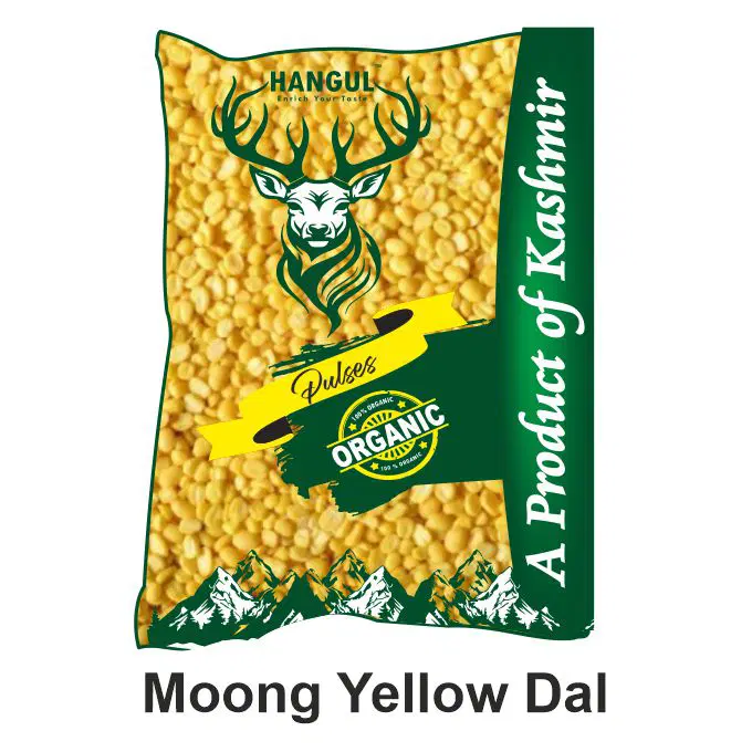 Hangul Organic Moong Yellow Dal, 500g