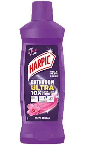 Harpic Bathroom Ultra, 10X Tough Stain Remover, Petal Breeze, 500ml