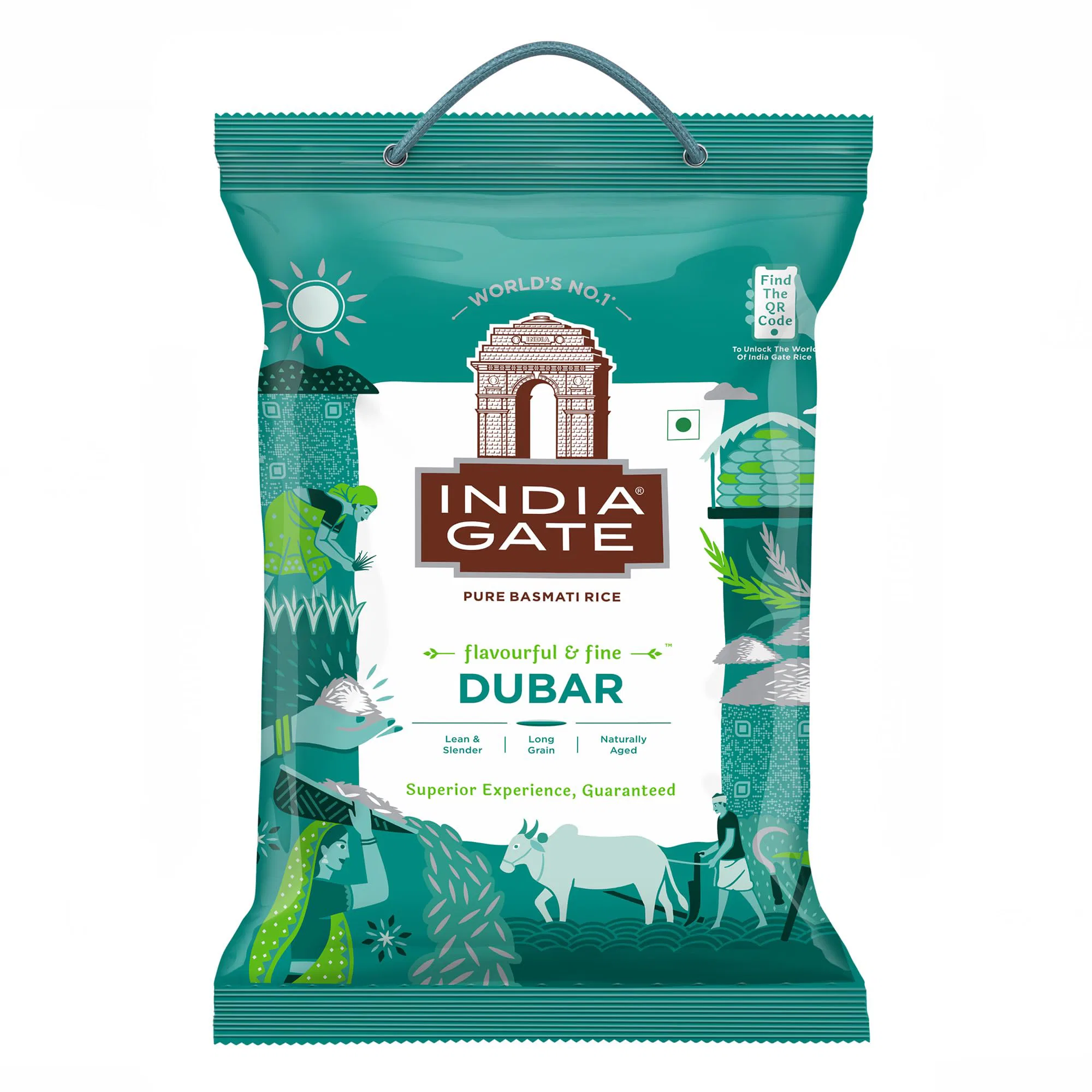 India Gate Basmati Rice Dubar, 5Kg