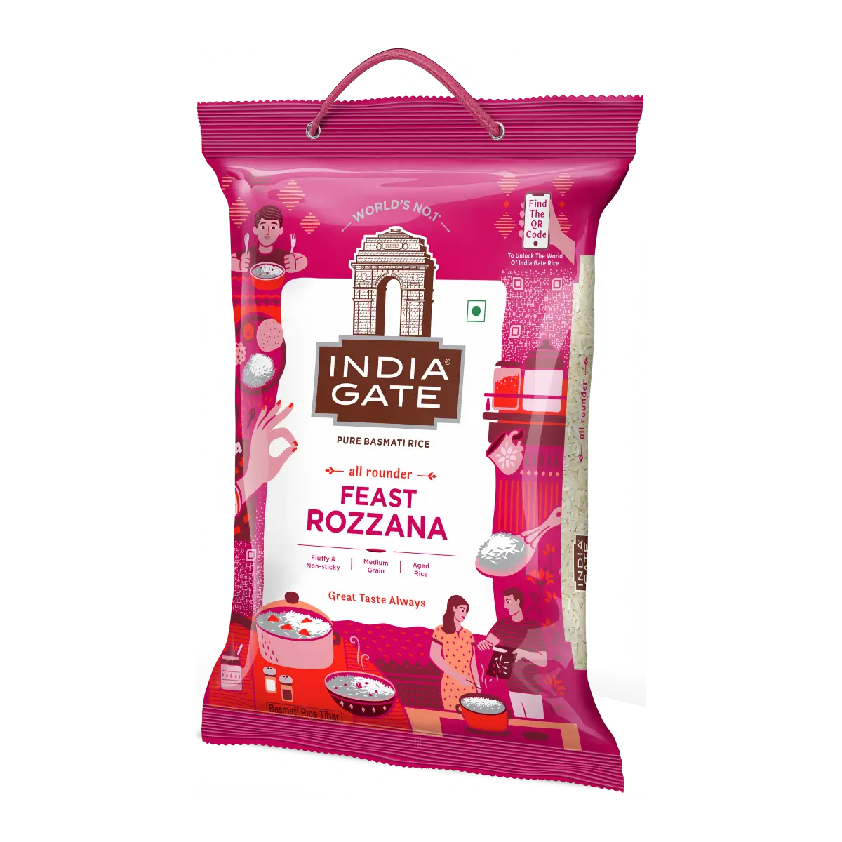 India Gate Basmati Rice, FEAST ROZZANA, 5kg