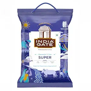 India Gate Super Basmati Rice,  5 KG + 20% Extra