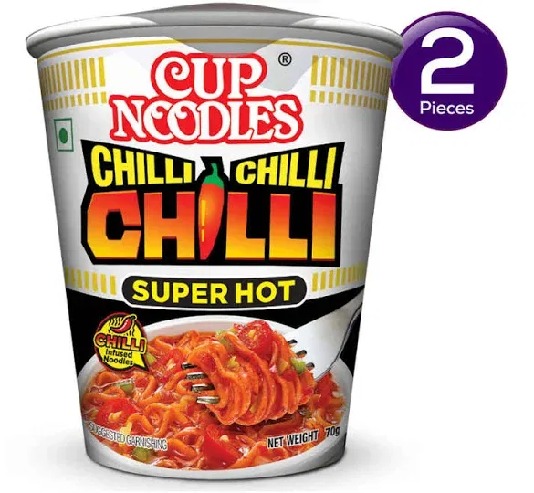 Nissin Cup Noodles Super Hot Chilli, 70g