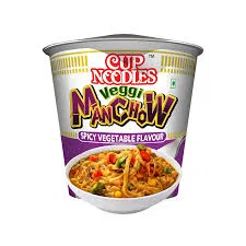 Nissin Cup Noodles  Veggi Manchow Spicy Vegetable Flavour, 70g