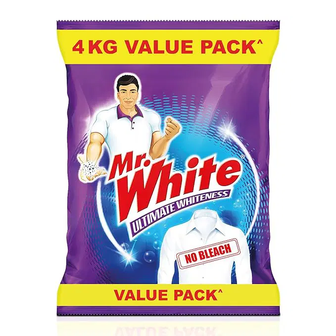 Mr White Detergent Powder 4 Kg