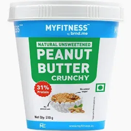 My Fitness Peanut Butter Crunchy, Natural Unsweetened