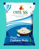 OM SS Plain Cashew Nuts (Kaju), 250g Packet, 210N – image 1
