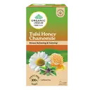 Organic India Green Tea Tulsi Honey Chamomile Infusion -25 Tea Bags, Stress Relieving & Calming – image 1