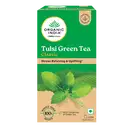 Organic India Tulsi Green Tea Classic - 25 Tea Bags, Stress Relieving & Anti-Inflammatory – image 1