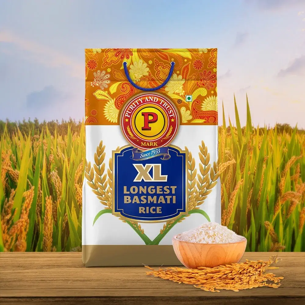 P Mark XL Basmati Rice 5 kg (Longest Basmati Rice)