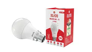 Polycab Aelius Nxt G 9W LED Bulb, BC 6500K, B22 (Cool Daylight)