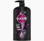 SUNSILK Radiant Black Shine Shampoo (650 ml)