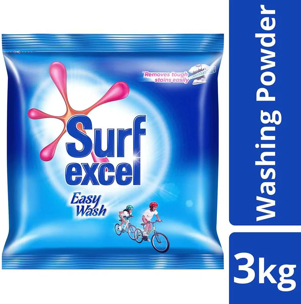 Surf Excel Easy Wash Detergent Powder, 3Kg