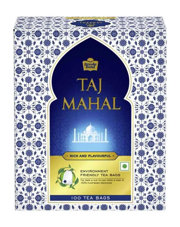 Brooke Bond Taj Mahal Tea Bags, Rich & Flavorful, 100 Tea Bags
