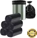 Unipac Dustbin Cover, Back Color, Leak Proof & High Strength, Medium Size 19"L x 21"H, 30 Units – image 1