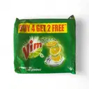 Vim Dishwash Lemon Bar (Buy 4 Get 2 Free), 90g Each – image 1