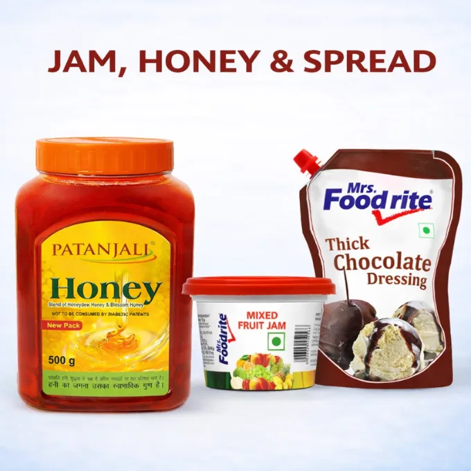 JAM , HONEY AND SPREAD