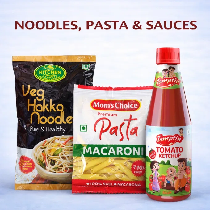NOODLES, PASTA & SAUCES