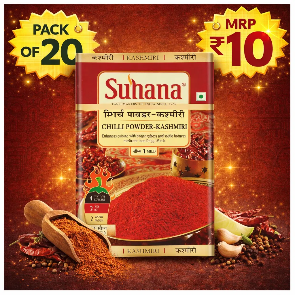 AMBARI KASHMIRI MIRCHI POWDER RS-10(PACK OF 20 )
