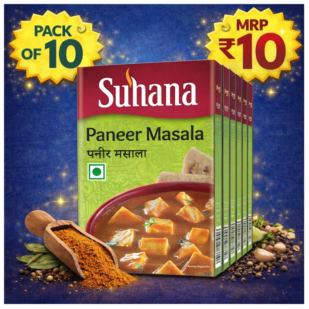 SUHANA PANEER MASALA RS-10 ( PACK OF 10 )